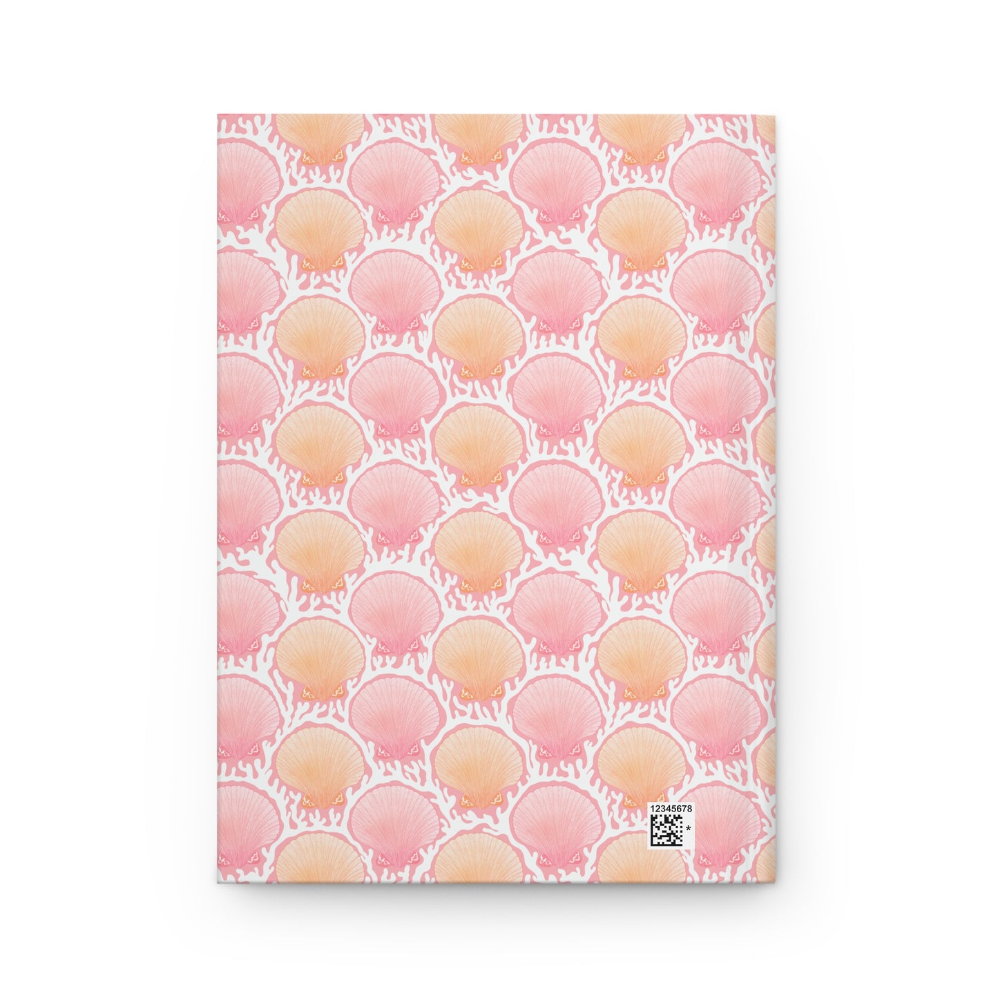Coastal Seashell Journal | Pink Beach Aesthetic Notebook | Ocean Inspired Diary | Pastel Shell Notebook | Cute Coastal Gift for Her