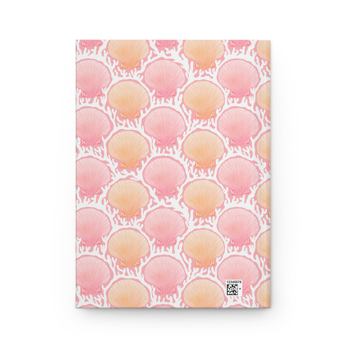 Coastal Seashell Journal | Pink Beach Aesthetic Notebook | Ocean Inspired Diary | Pastel Shell Notebook | Cute Coastal Gift for Her
