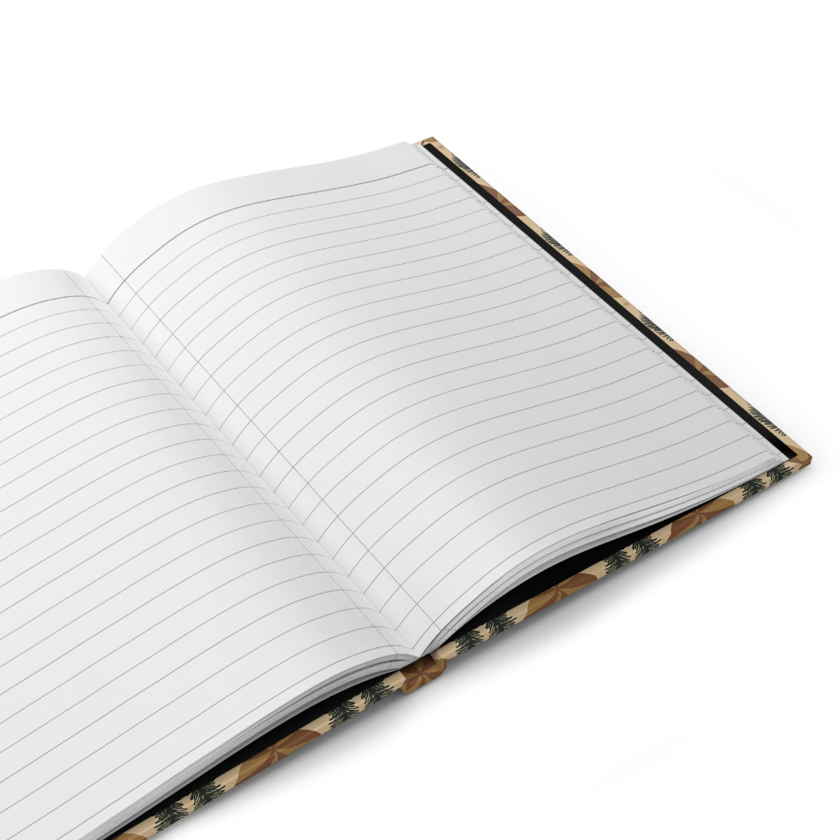 Cream Vintage Poinsettia Hardcover Journal | Christmas Lined Notebook