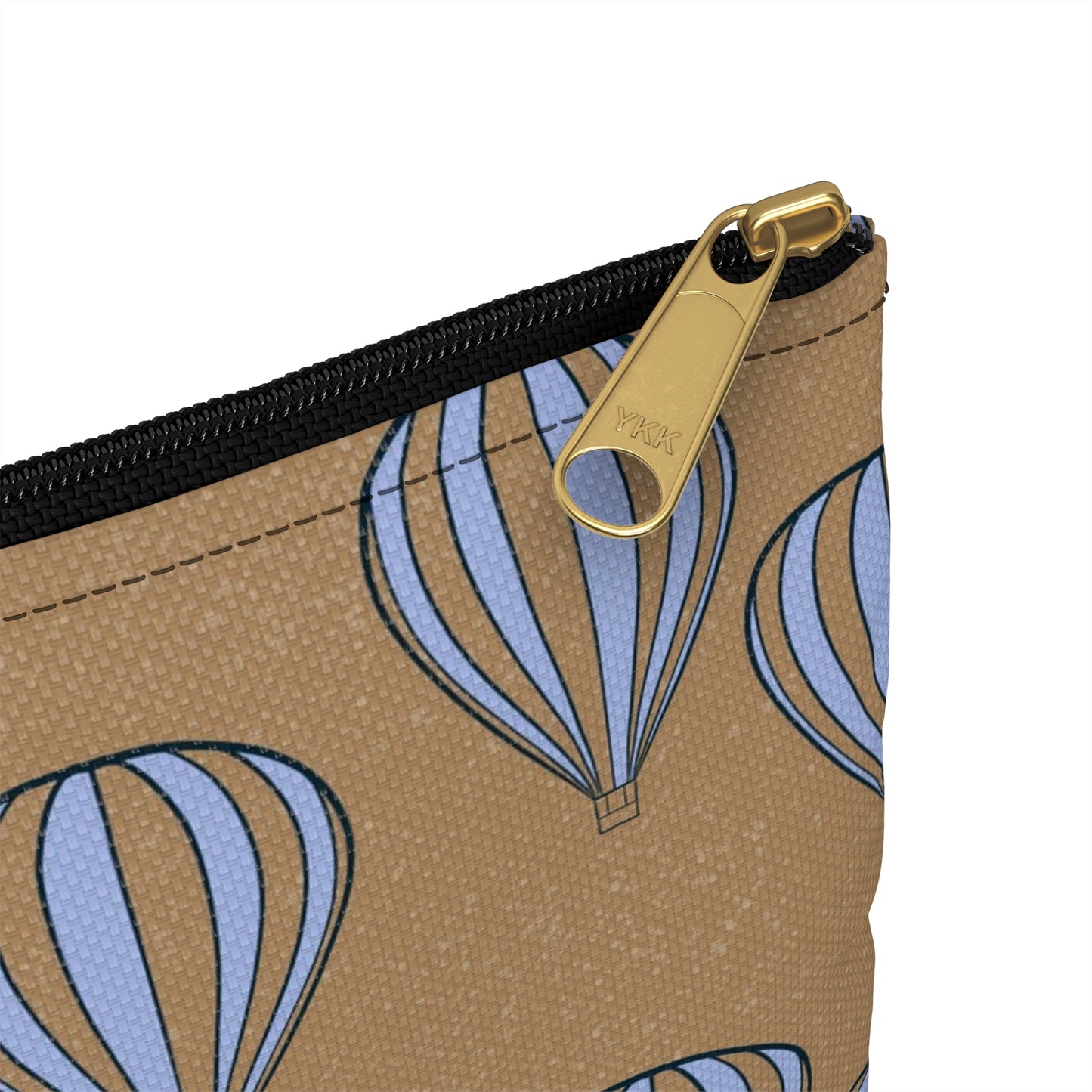 Hot Air Balloon Zipper Pouch – Whimsical Cosmetic Bag, Cozy Pencil Case, Travel Organizer Pouch, 8x6 Accessory Bag