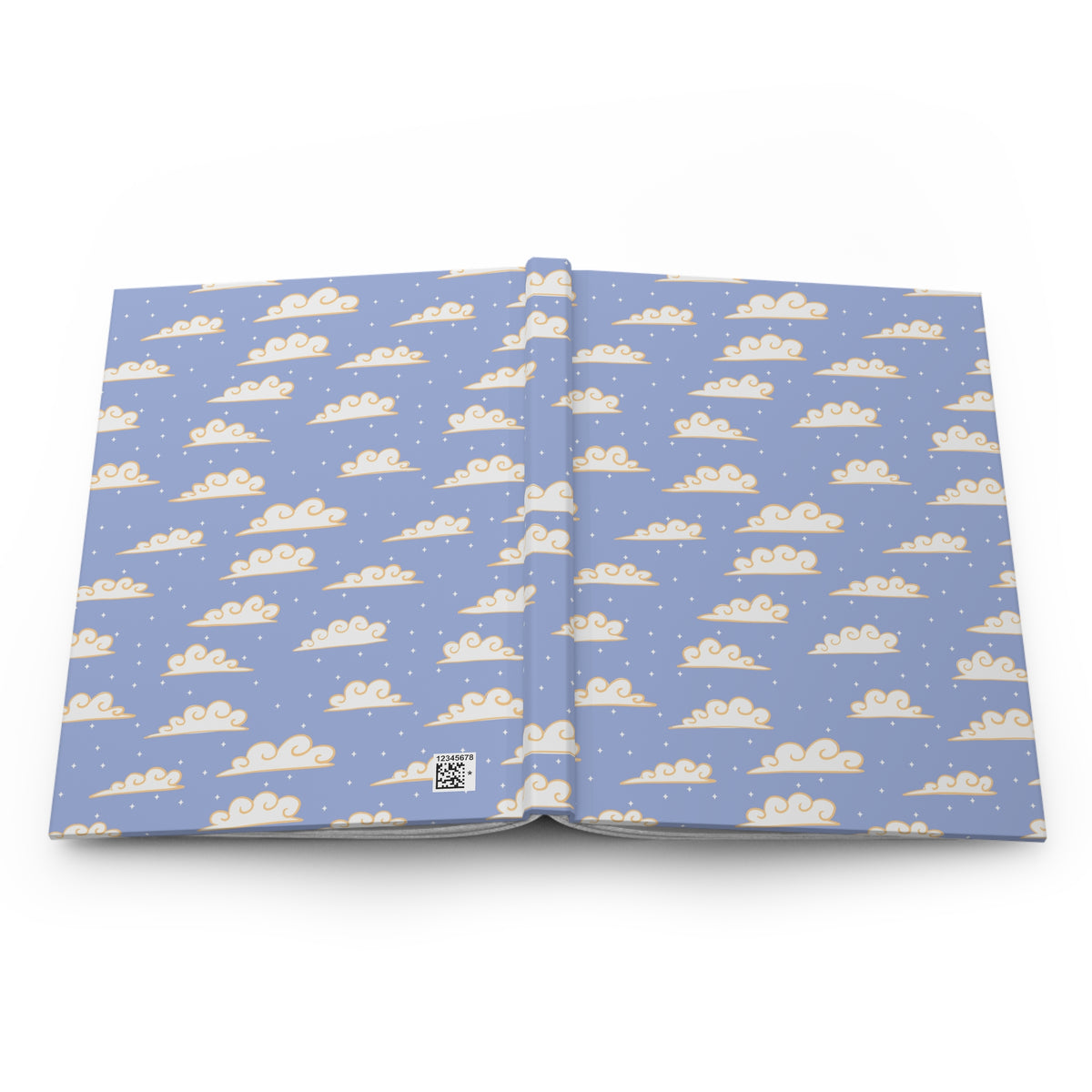 Whispering Clouds Journal – Purple Cloud Aesthetic Notebook | Dreamy Sky Writing Journal | Whimsical Reflection Notebook