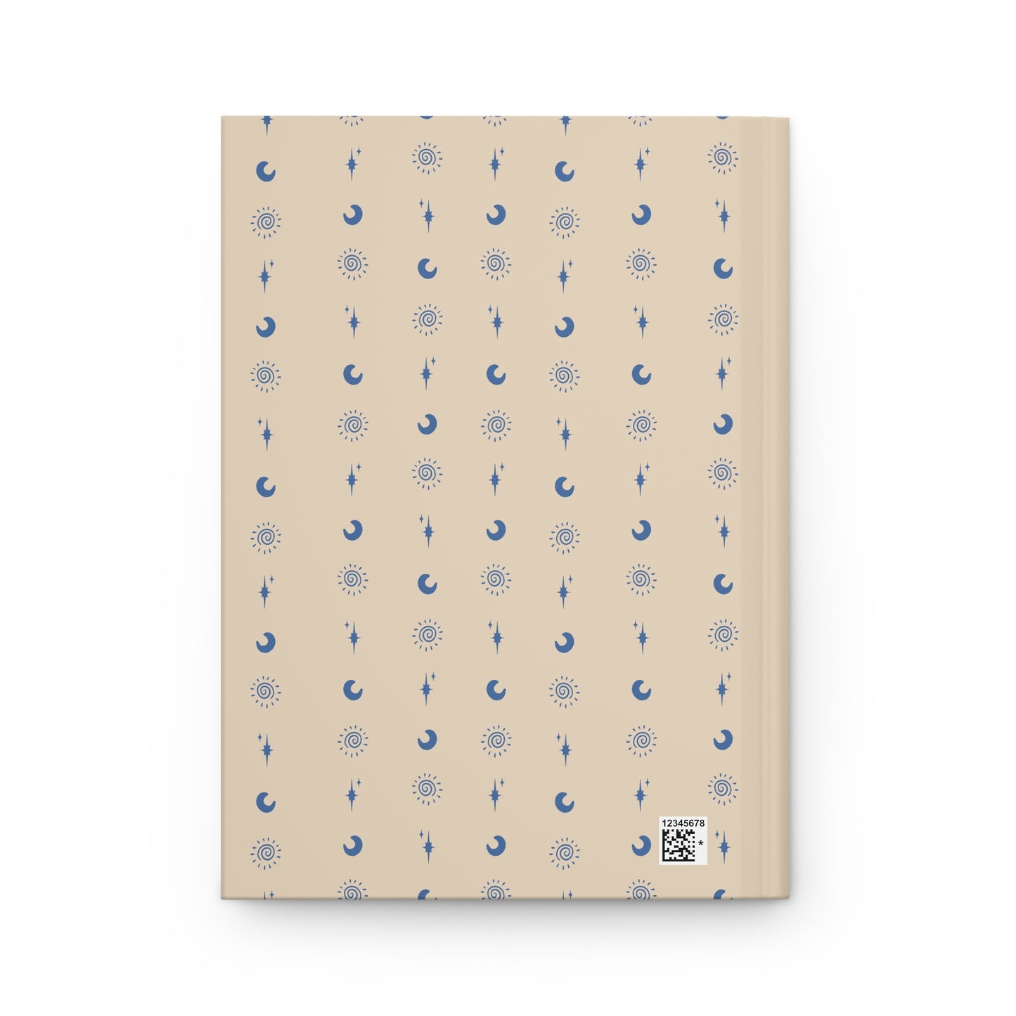 Blue Celestial Hardcover Journal | Sun Moon & Star Lined Notebook