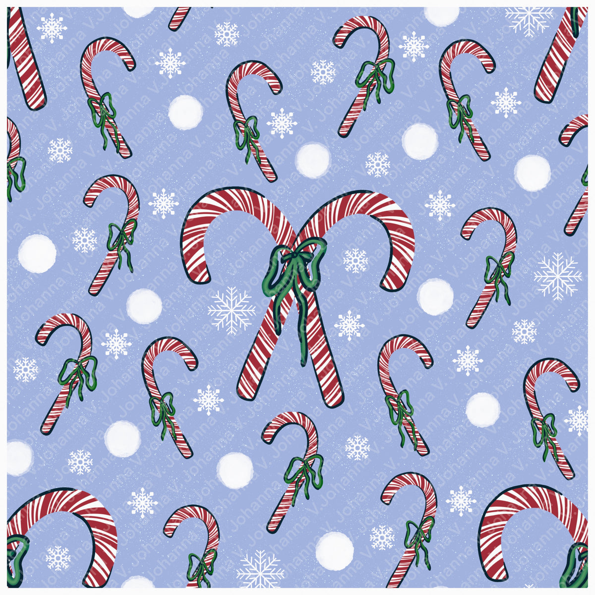 Christmas Basset Hound Seamless Pattern Bundle Purple | Ornaments, Lights, Gifts & Candy Canes | 12x12” PNGs | Digital Download | Commercial & Personal