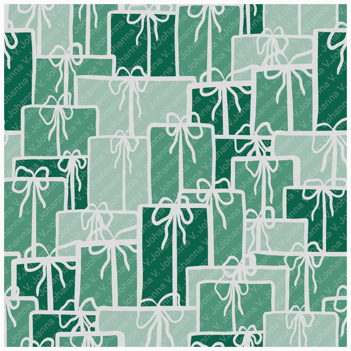Christmas Basset Hound Seamless Pattern Bundle Mauve | Ornaments, Lights, Gifts & Candy Canes | 12x12” PNGs | Digital Download | Commercial & Personal