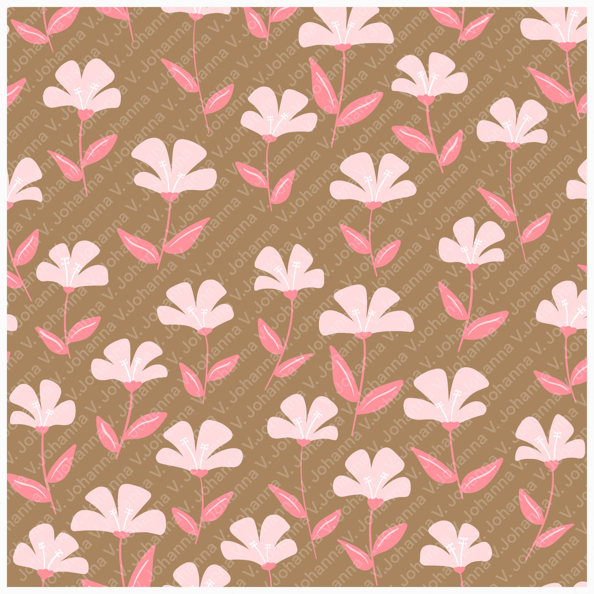 Basset Hound Seamless Pattern Bundle Pink | Florals, Botanicals & Dog Toys | 12x12” PNGs | Digital Download | Commercial & Personal
