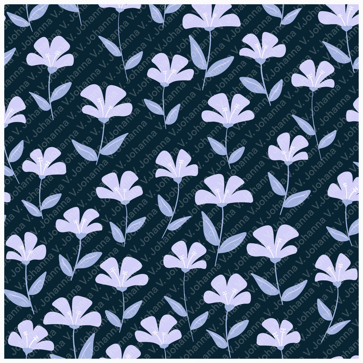 Basset Hound Seamless Pattern Bundle Purple | Florals, Botanicals & Dog Toys | 12x12” PNGs | Digital Download | Commercial & Personal