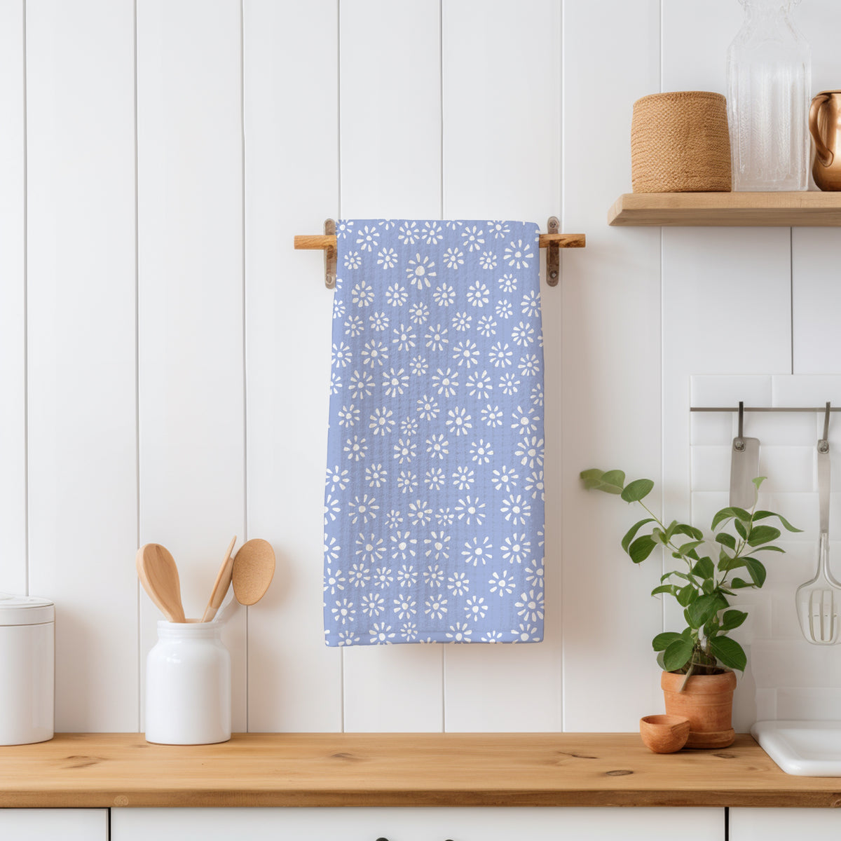 Cute Drawn Daisy Seamless Pattern Purple | Floral Digital Download | 12x12 PNG