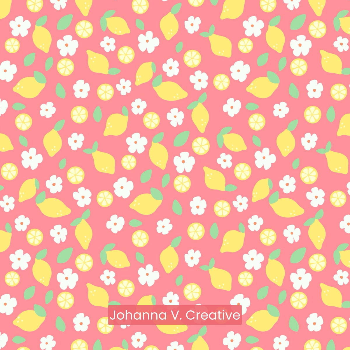 Pink Lemon Wallpaper Set | Cute Citrus Floral Phone, Tablet & Desktop Background | Strawberry Lemonade Aesthetic Digital Download