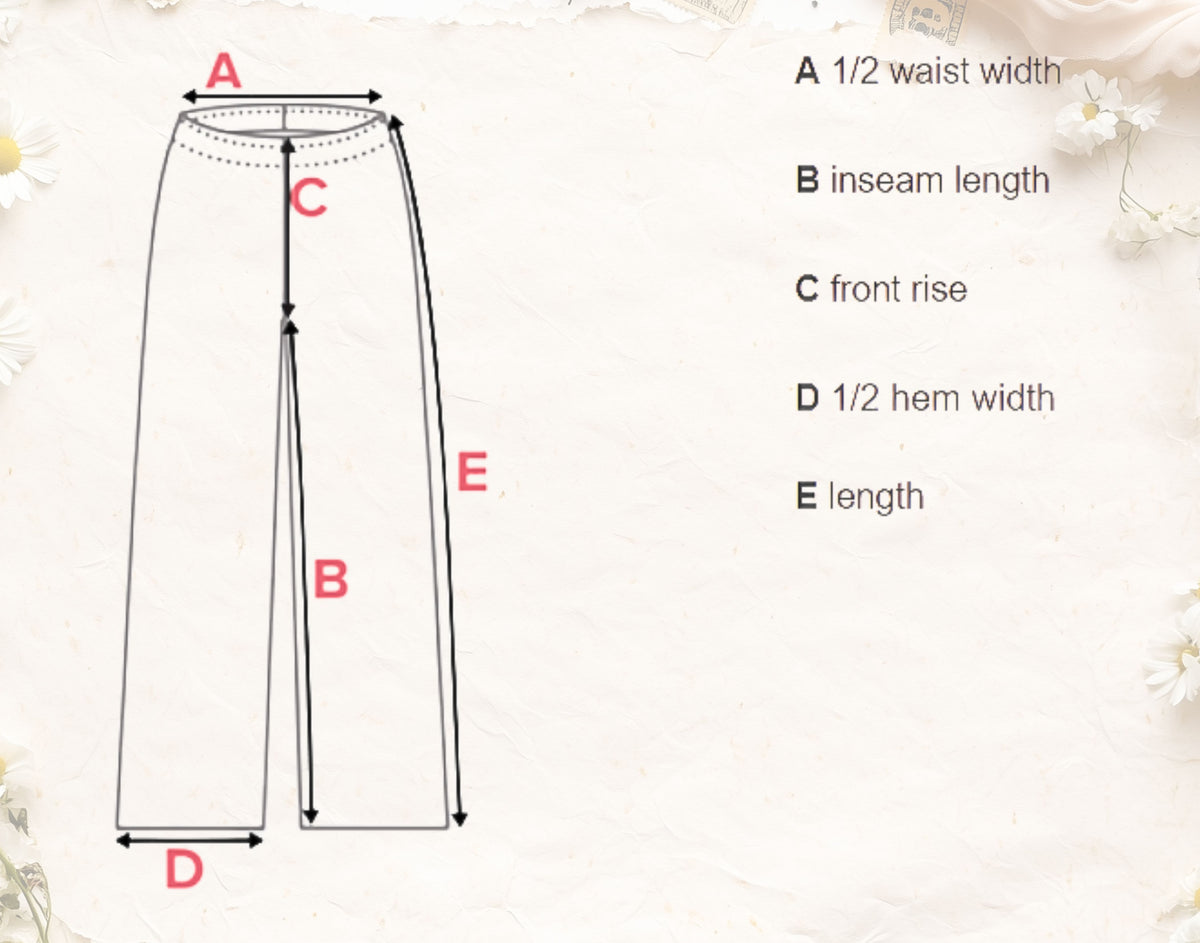 Strawberry Picnic Elastic Waist Pants – Cute Pink Strawberry Pattern Casual Pants | Cottagecore Strawberry Aesthetic Everyday Wear