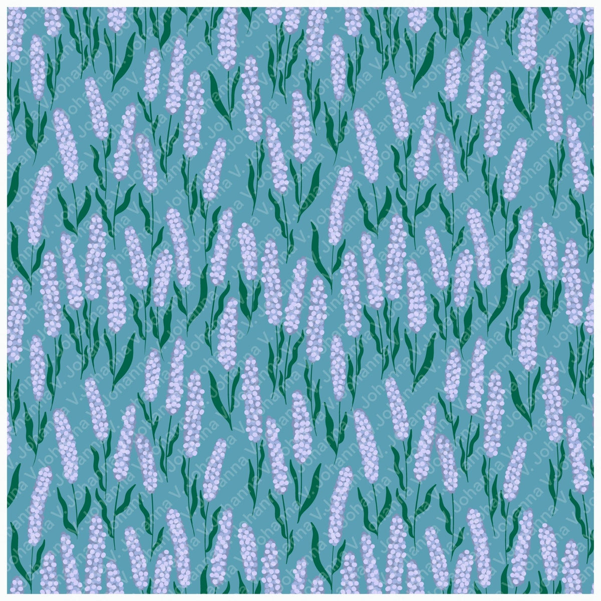 Whimsical Spring Seamless Pattern Bundle | Ladybug, Floral Vase & Lavender Digital Paper Collection | Commercial Use Surface Pattern Set