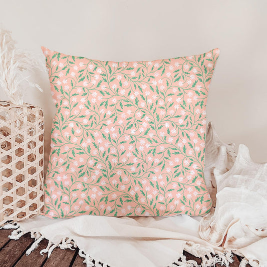 Blooming Florals on Peach