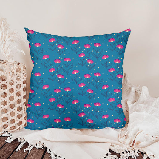 Flower Blooms Seamless Pattern – Colorful Folk Floral & Whimsical Botanical Design