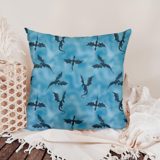 Soaring Midnight Dragons in Glacier Blue
