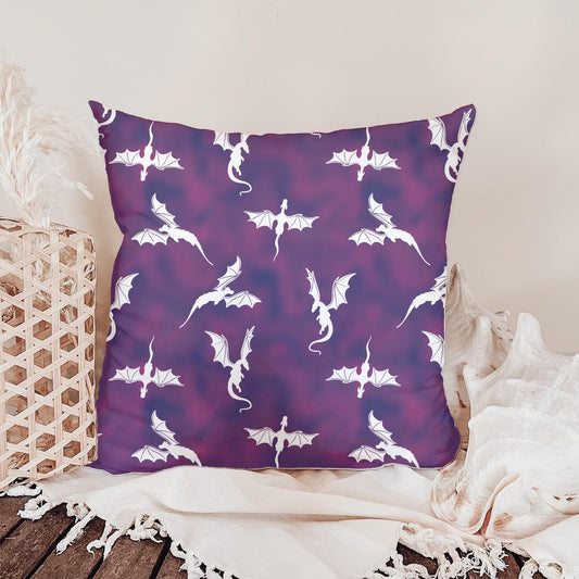 Soaring Midnight Dragons in Twilight Violet