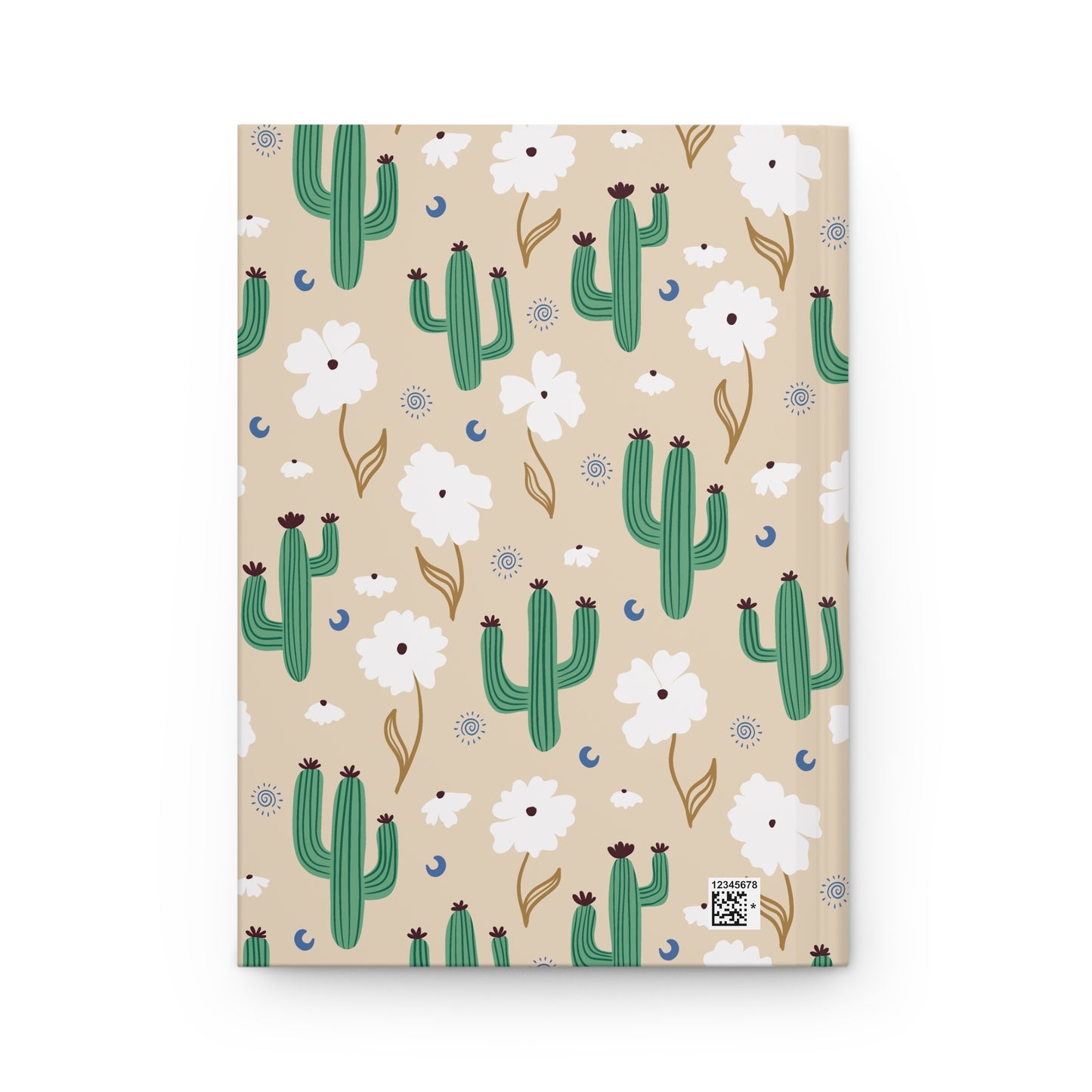 Desert Bloom Cactus Hardcover Journal | Floral Western Notebook