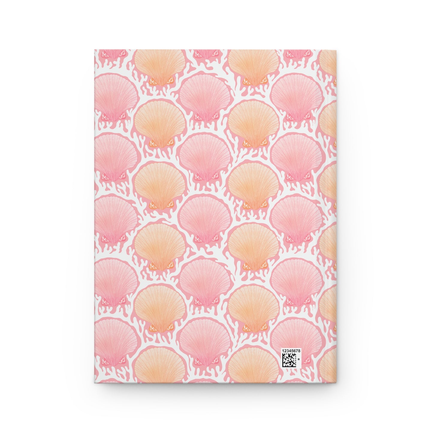 Coastal Seashell Journal | Pink Beach Aesthetic Notebook | Ocean Inspired Diary | Pastel Shell Notebook | Cute Coastal Gift for Her