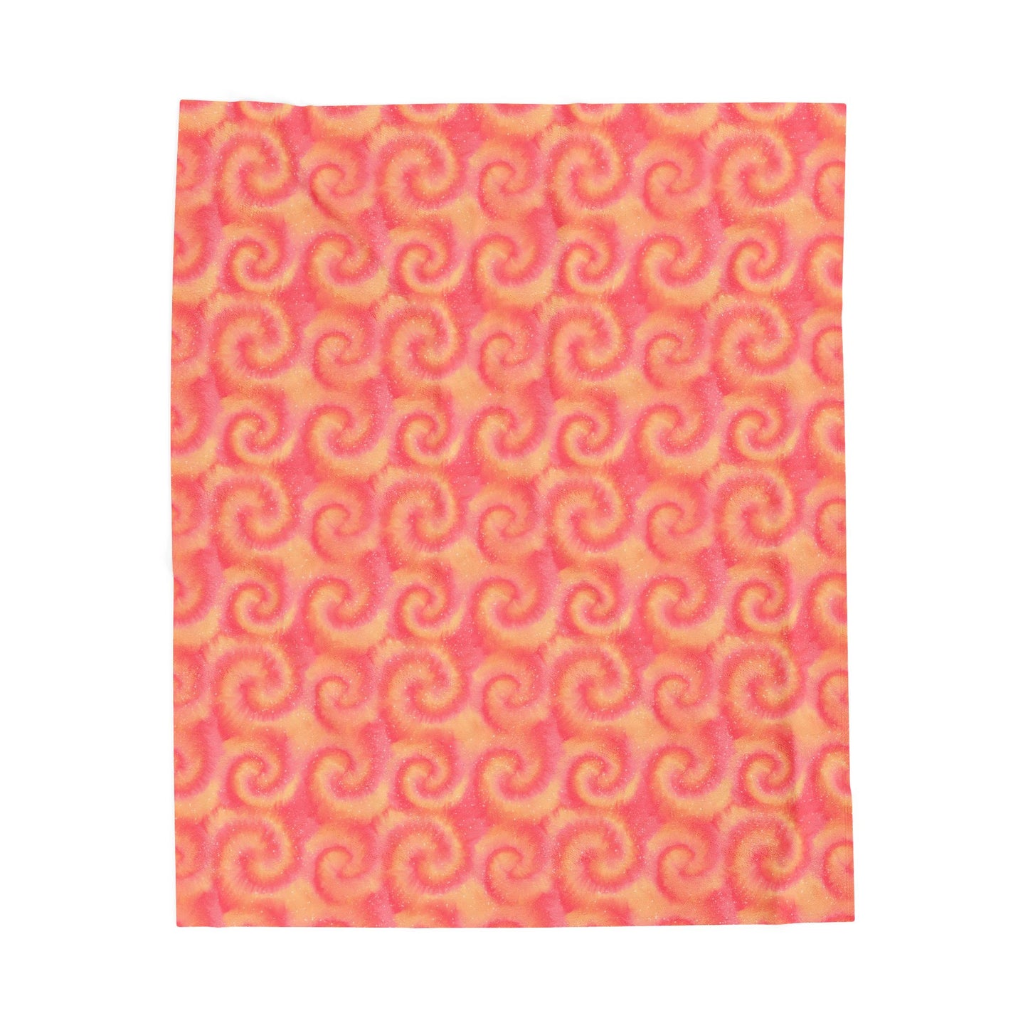 Retro Sunset Swirl Throw Blanket | Colorful Abstract Fleece Blanket | Cozy Sunset Throw | Soft Artistic Home Decor