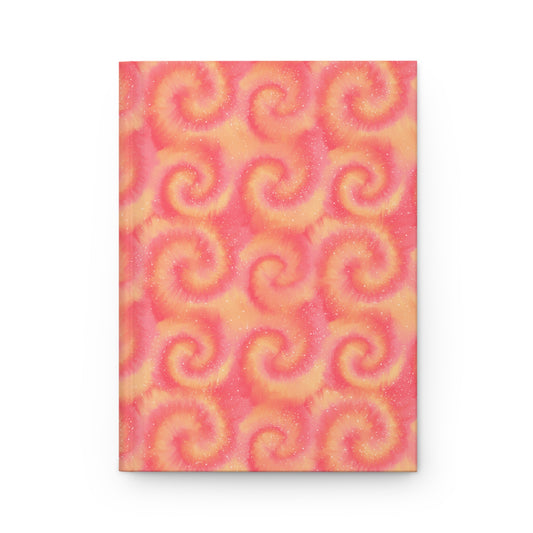 Retro Sunset Swirl Journal | Colorful Abstract Notebook | Artistic Writing Journal | Everyday Notebook for Journaling & Planning