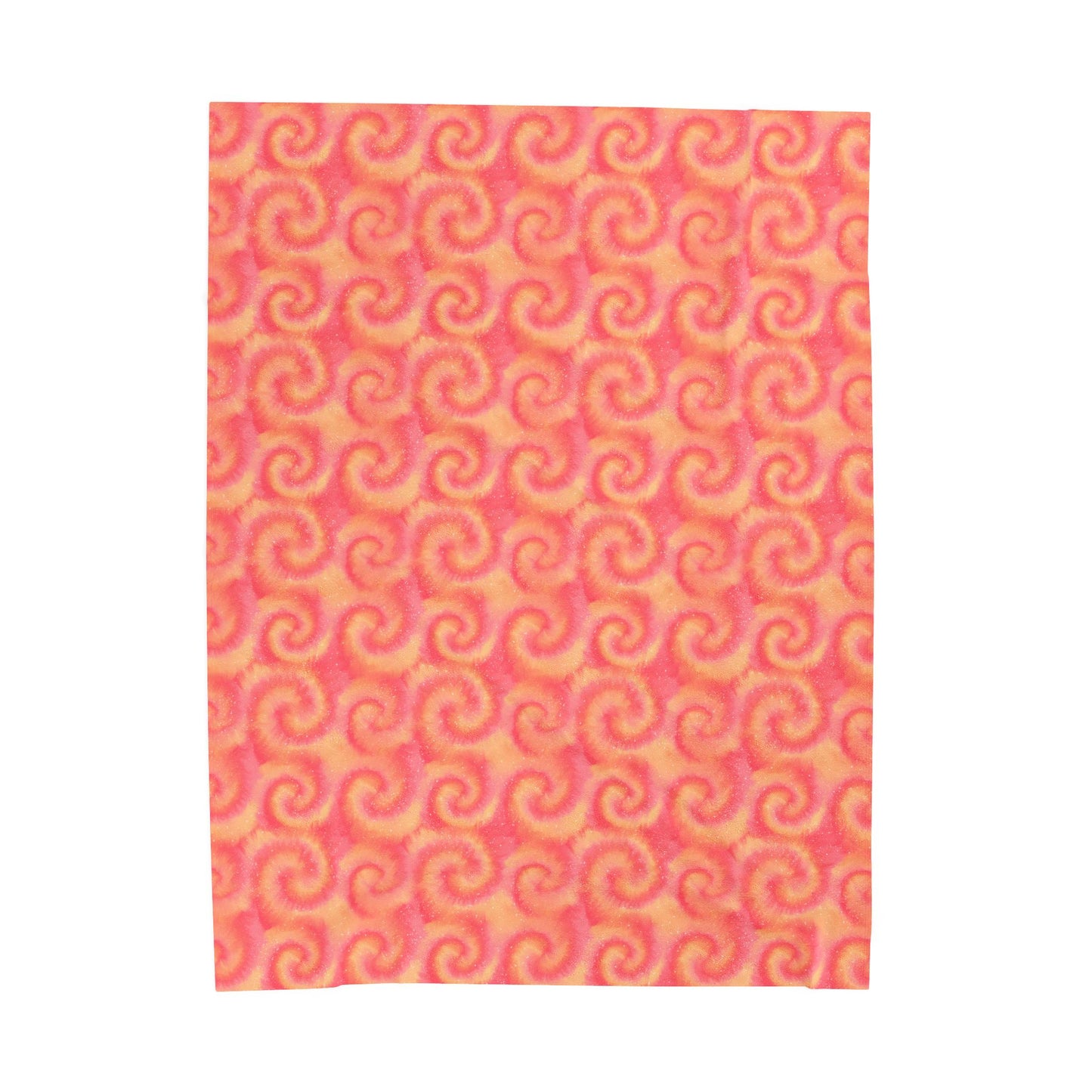 Retro Sunset Swirl Throw Blanket | Colorful Abstract Fleece Blanket | Cozy Sunset Throw | Soft Artistic Home Decor