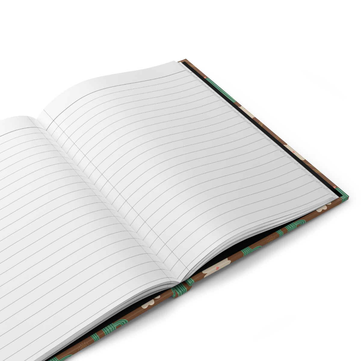 Terracotta Cactus & Wildflower Hardcover Journal | Desert Floral Notebook