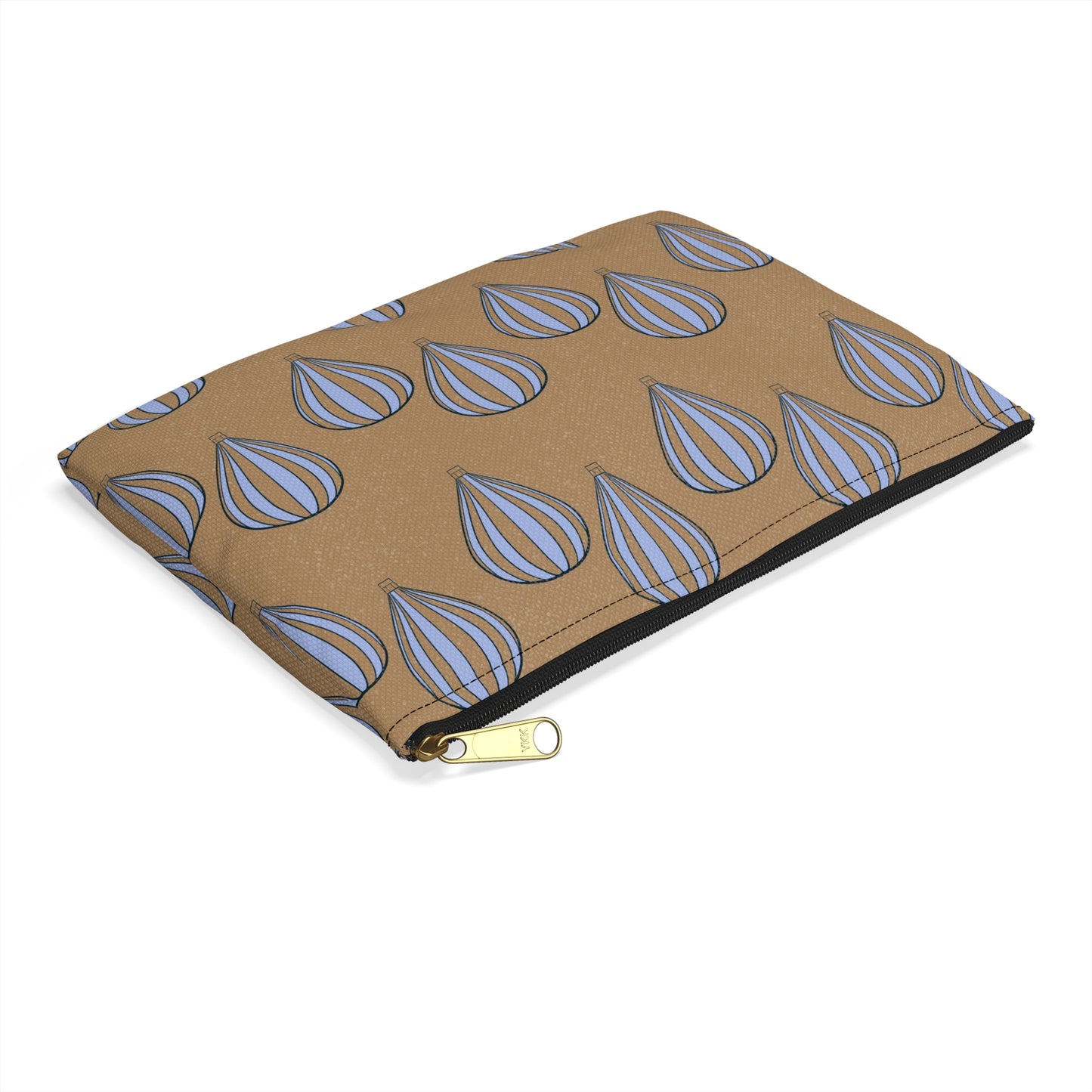 Hot Air Balloon Zipper Pouch – Whimsical Cosmetic Bag, Cozy Pencil Case, Travel Organizer Pouch, 8x6 Accessory Bag