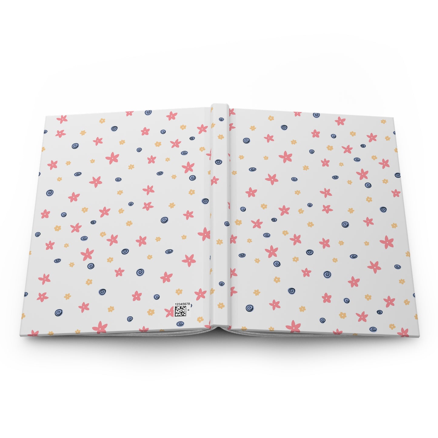 Scattered Blooms Journal – Purple Floral Notebook | Soft Aesthetic Flower Journal | Cozy Minimal Writing & Reflection Notebook