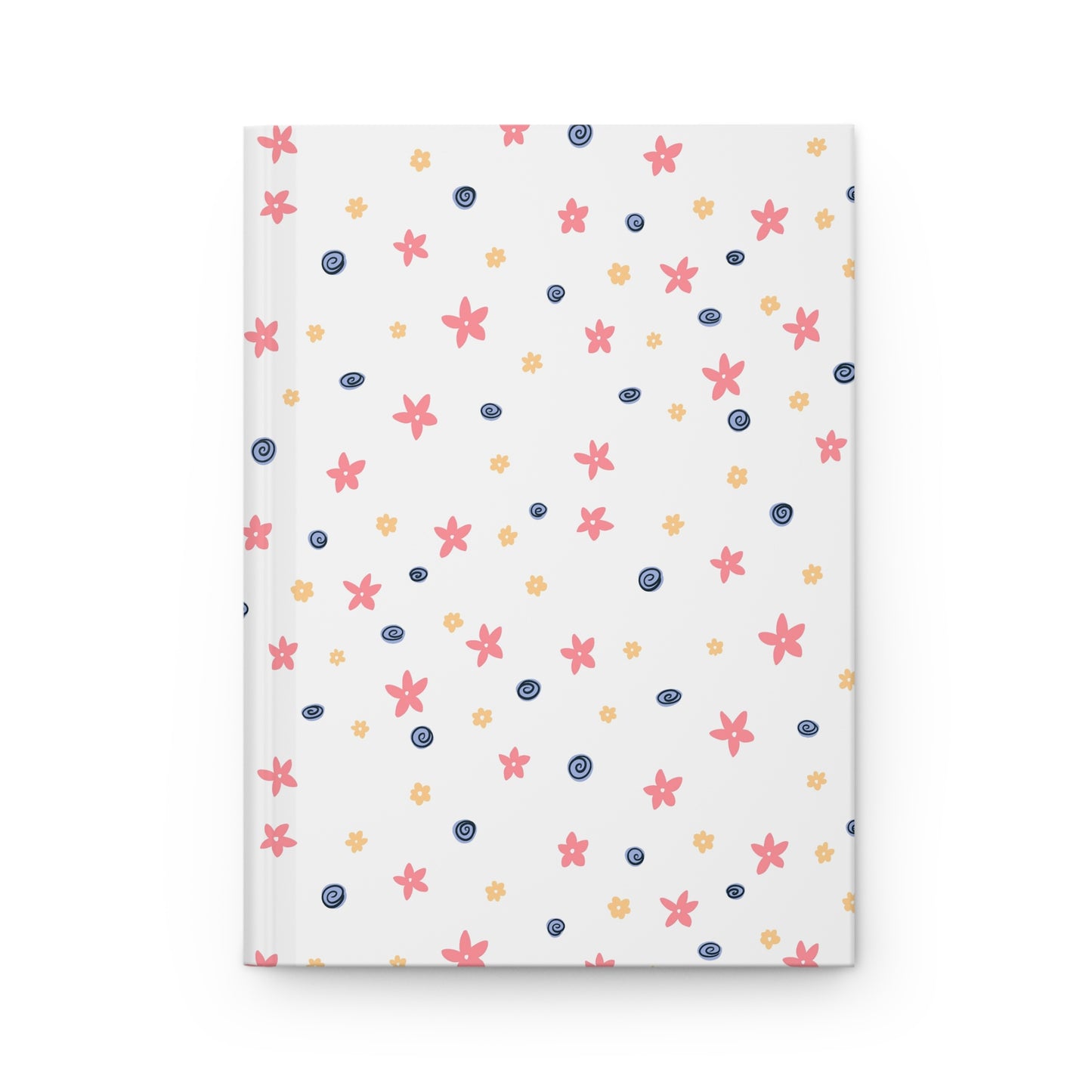 Scattered Blooms Journal – Purple Floral Notebook | Soft Aesthetic Flower Journal | Cozy Minimal Writing & Reflection Notebook