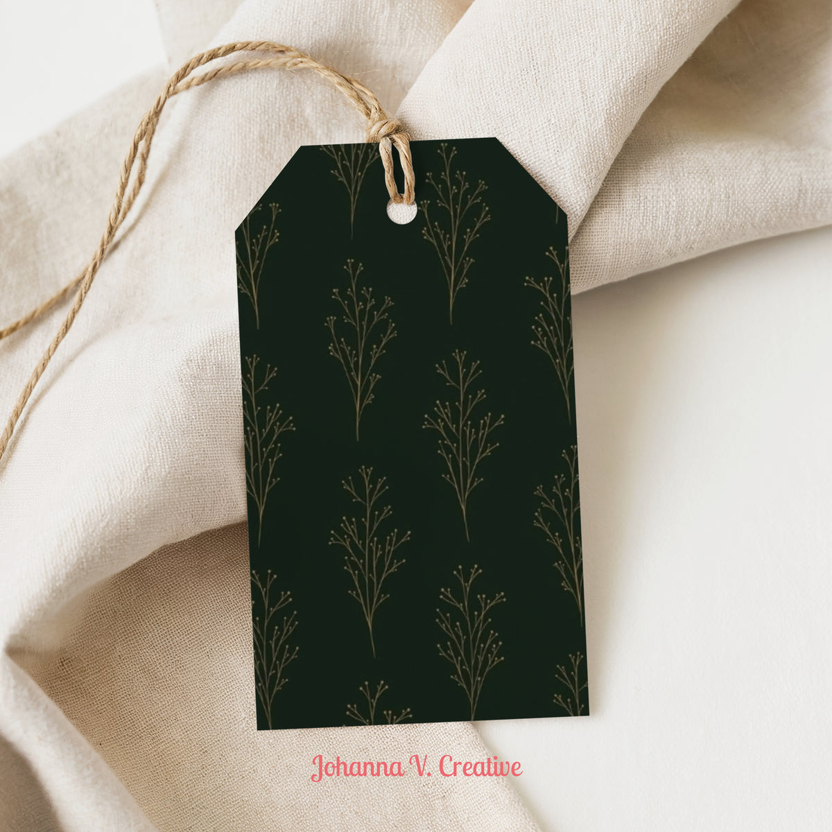 Printable Christmas Gift Tags | 24 Holiday Gift Tag Designs