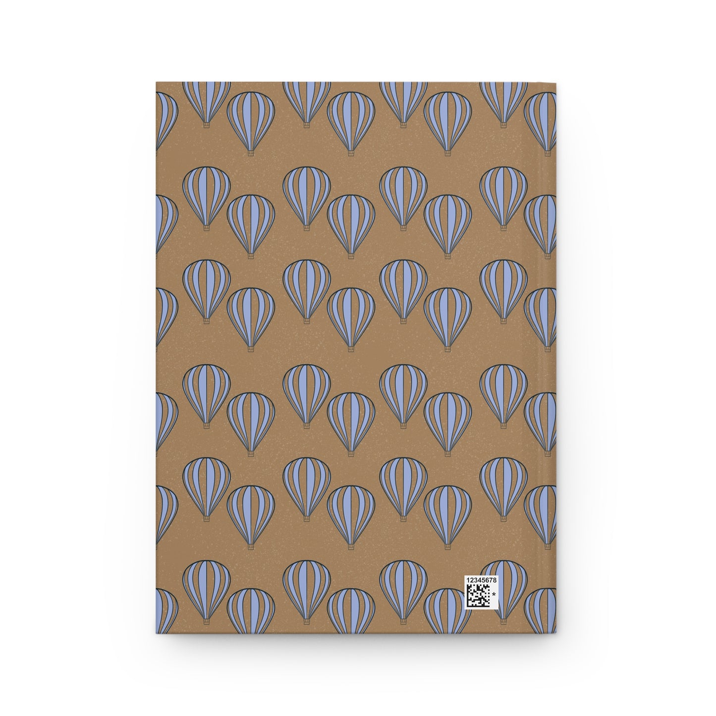 Quiet Ascent Journal – Purple Hot Air Balloon Notebook | Minimal Dreamy Sky Journal | Calm Aesthetic Writing & Reflection Notebook