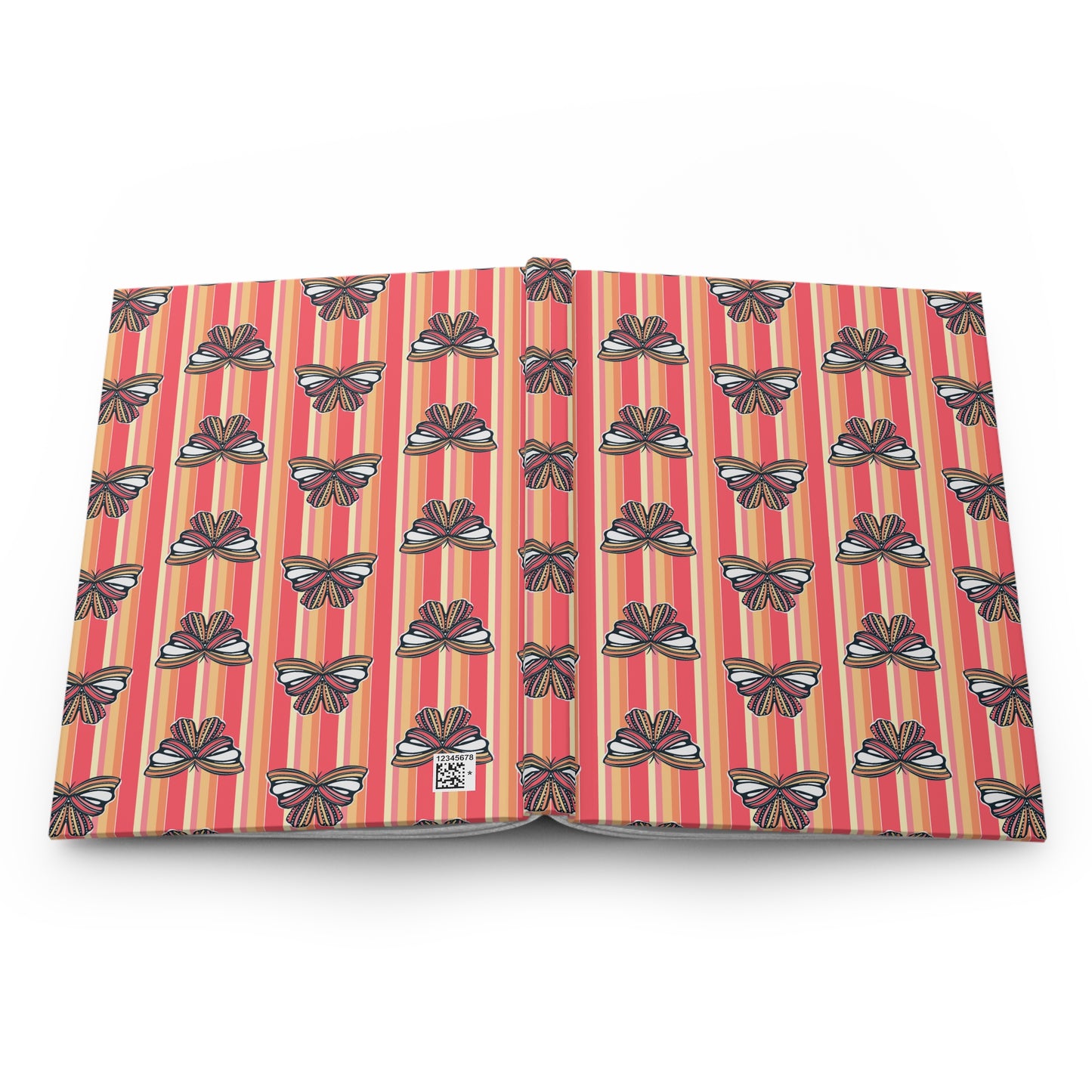 Retro Sunset Butterfly Journal | Colorful Butterfly Notebook | Whimsical Writing Journal | Everyday Notebook for Journaling & Planning