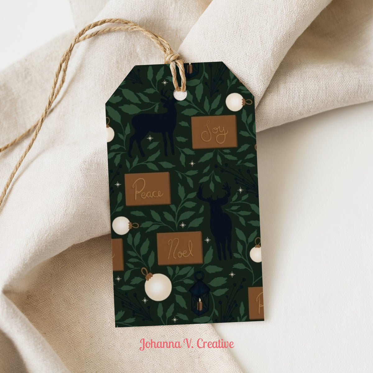 Printable Christmas Gift Tags | 24 Holiday Gift Tag Designs