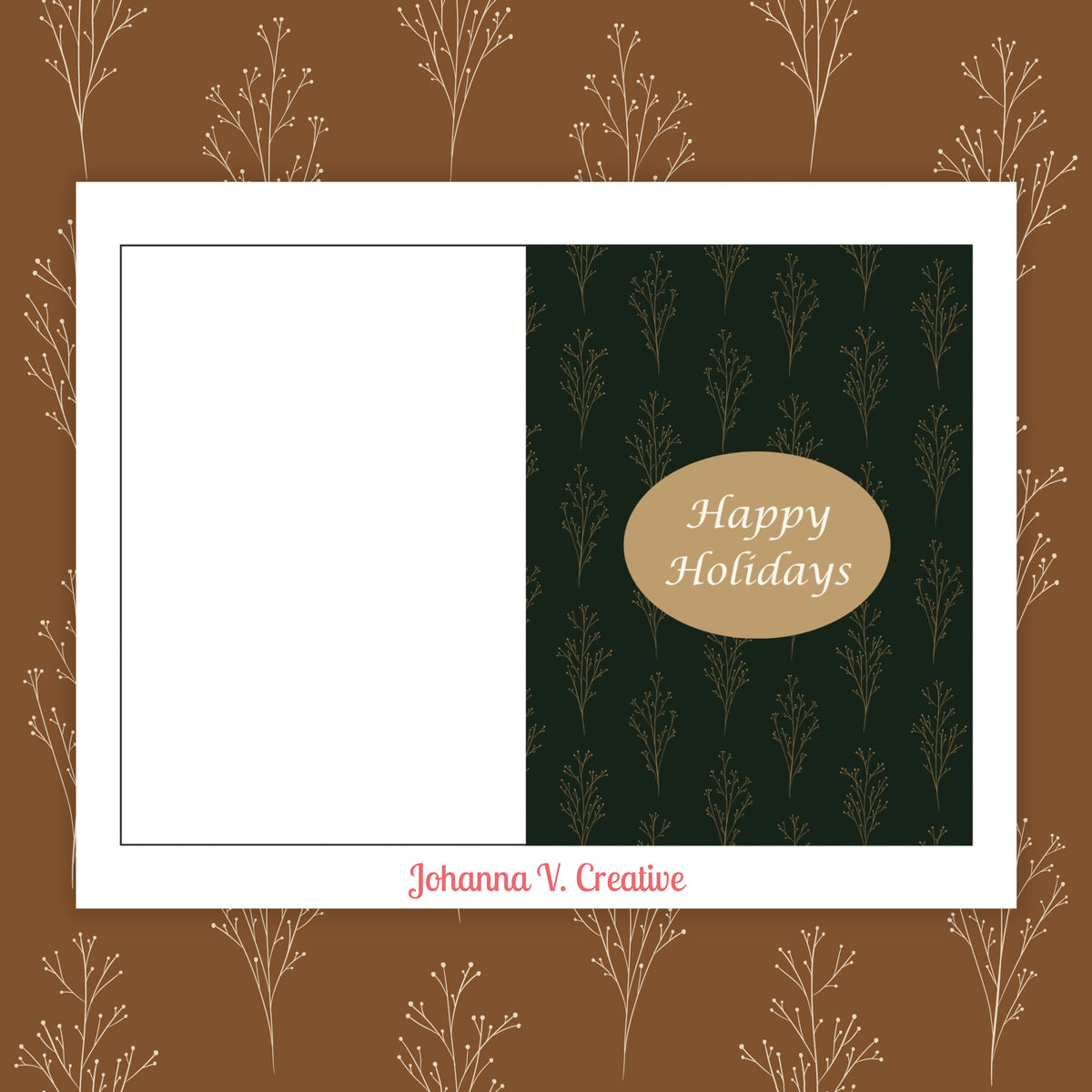 Printable Christmas Card Collection | Set of 6