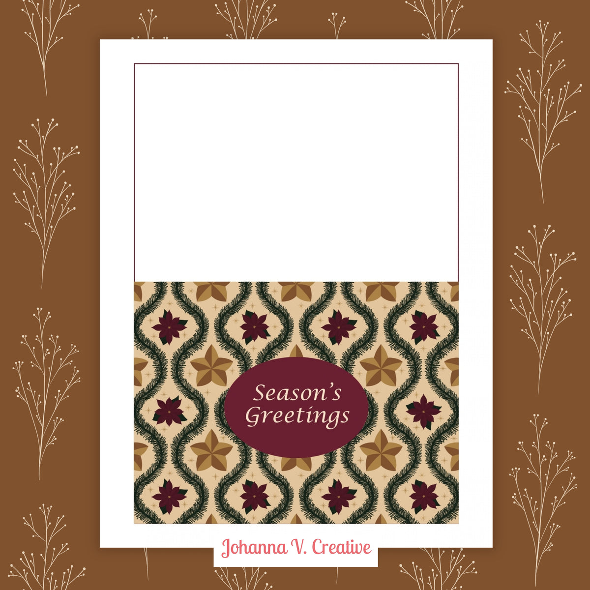 Printable Christmas Card Collection | Set of 6