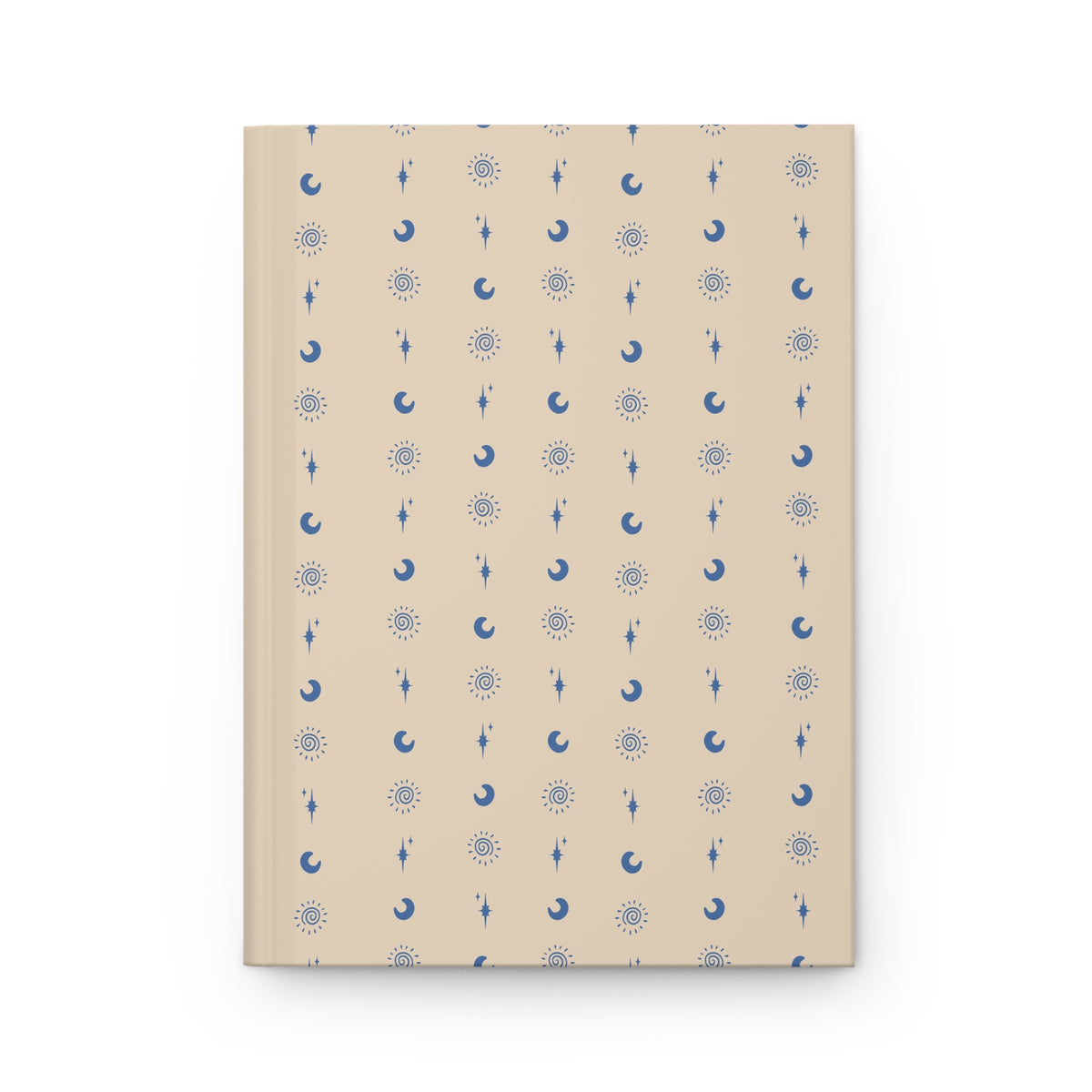 Blue Celestial Hardcover Journal | Sun Moon & Star Lined Notebook