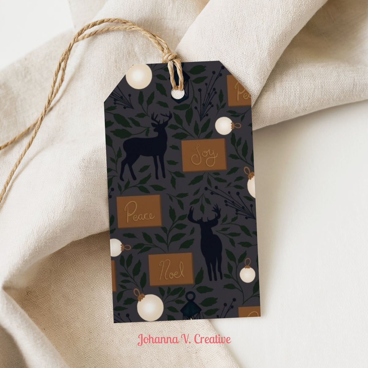Printable Christmas Gift Tags | 24 Holiday Gift Tag Designs