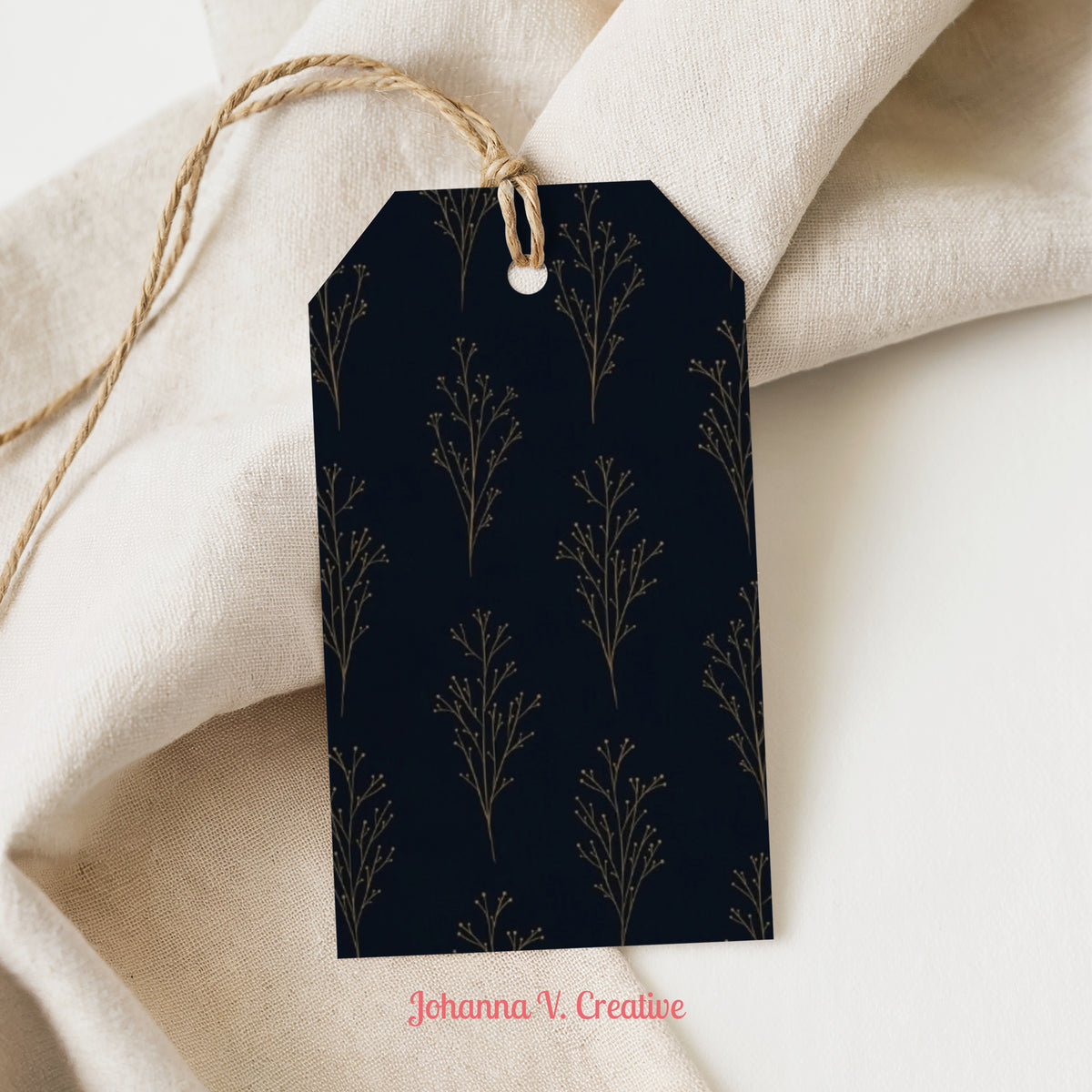 Printable Christmas Gift Tags | 24 Holiday Gift Tag Designs