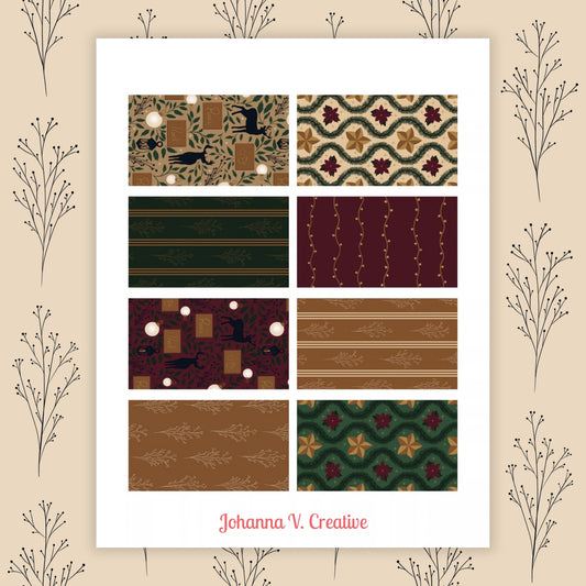 Printable Christmas Gift Tags | 24 Holiday Gift Tag Designs