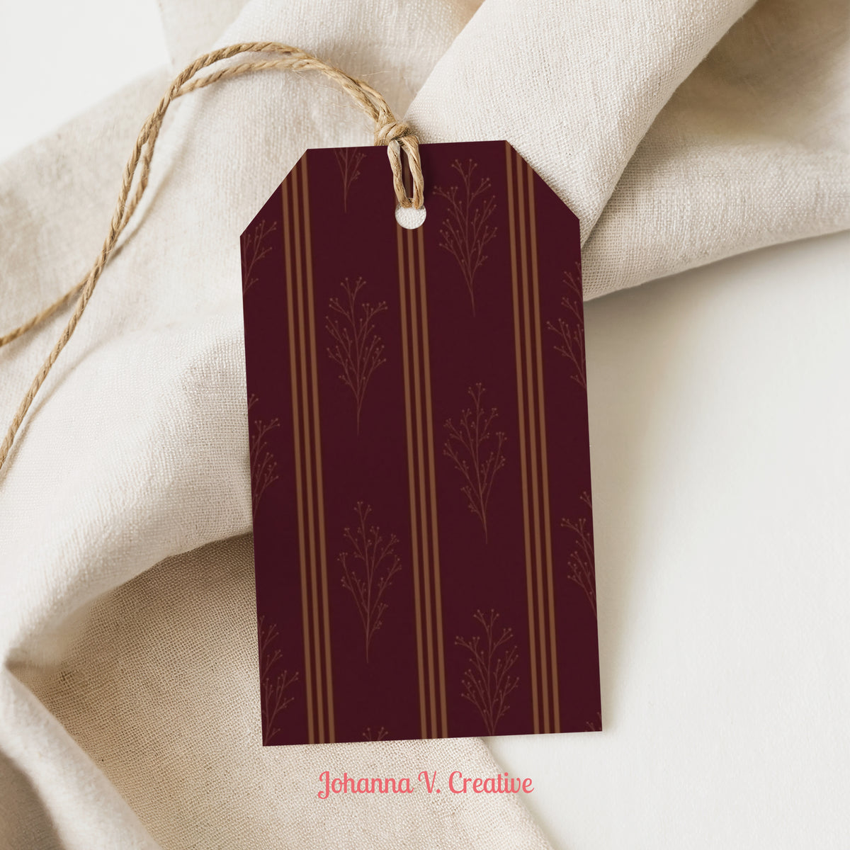 Printable Christmas Gift Tags | 24 Holiday Gift Tag Designs