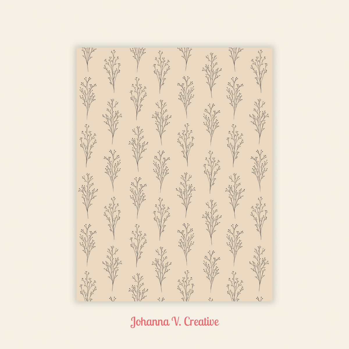Christmas Printable Craft Paper | Set of 8 Holiday Patterned Papers