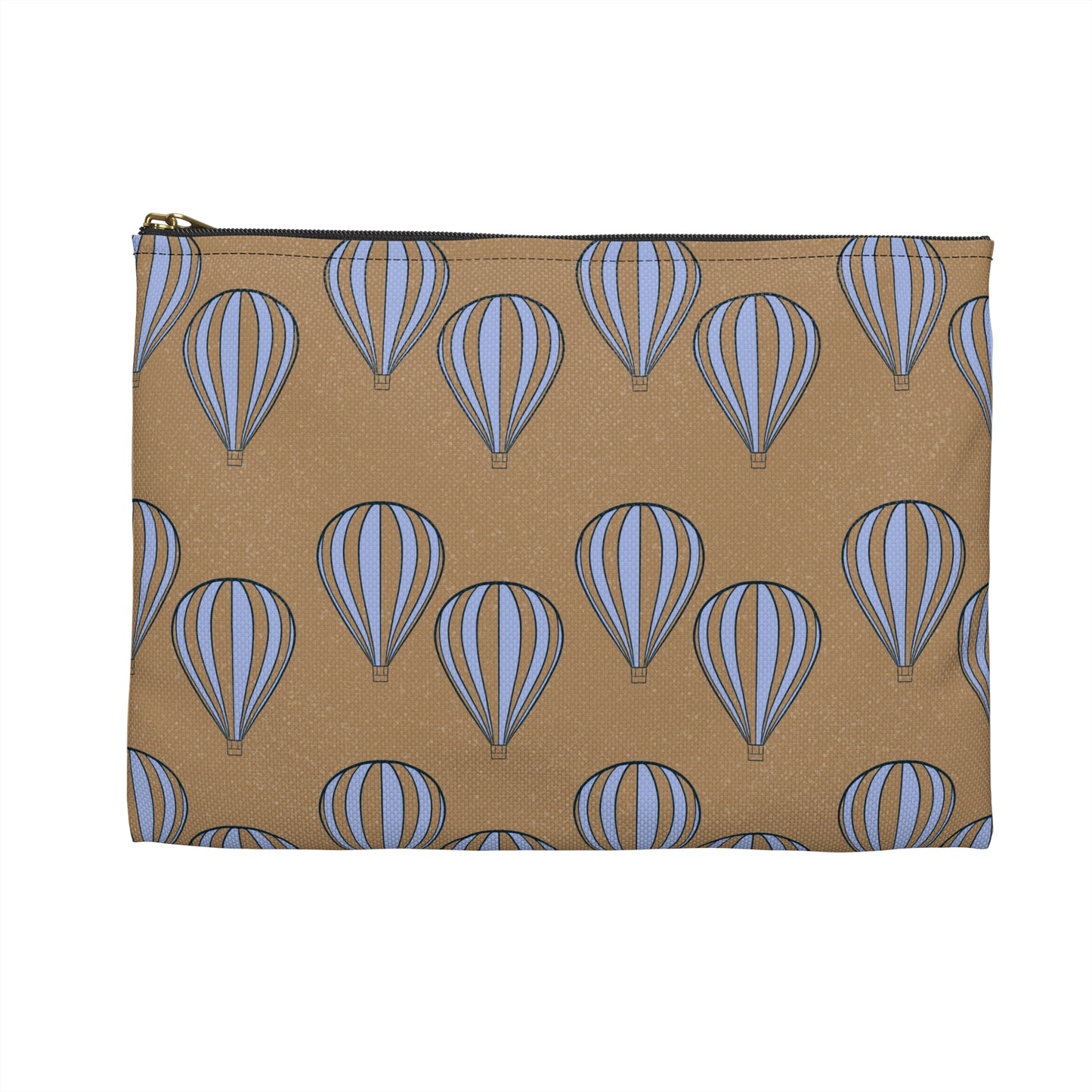 Hot Air Balloon Zipper Pouch – Whimsical Cosmetic Bag, Cozy Pencil Case, Travel Organizer Pouch, 8x6 Accessory Bag