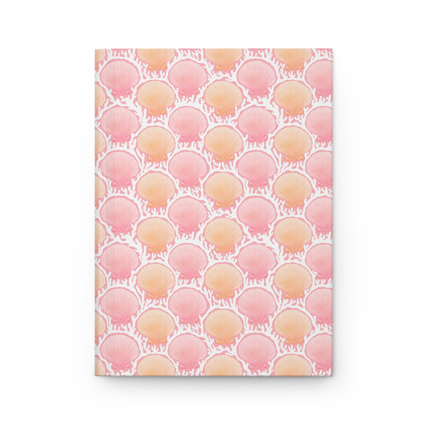 Coastal Seashell Journal | Pink Beach Aesthetic Notebook | Ocean Inspired Diary | Pastel Shell Notebook | Cute Coastal Gift for Her