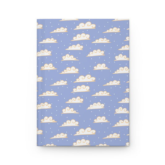 Whispering Clouds Journal – Purple Cloud Aesthetic Notebook | Dreamy Sky Writing Journal | Whimsical Reflection Notebook