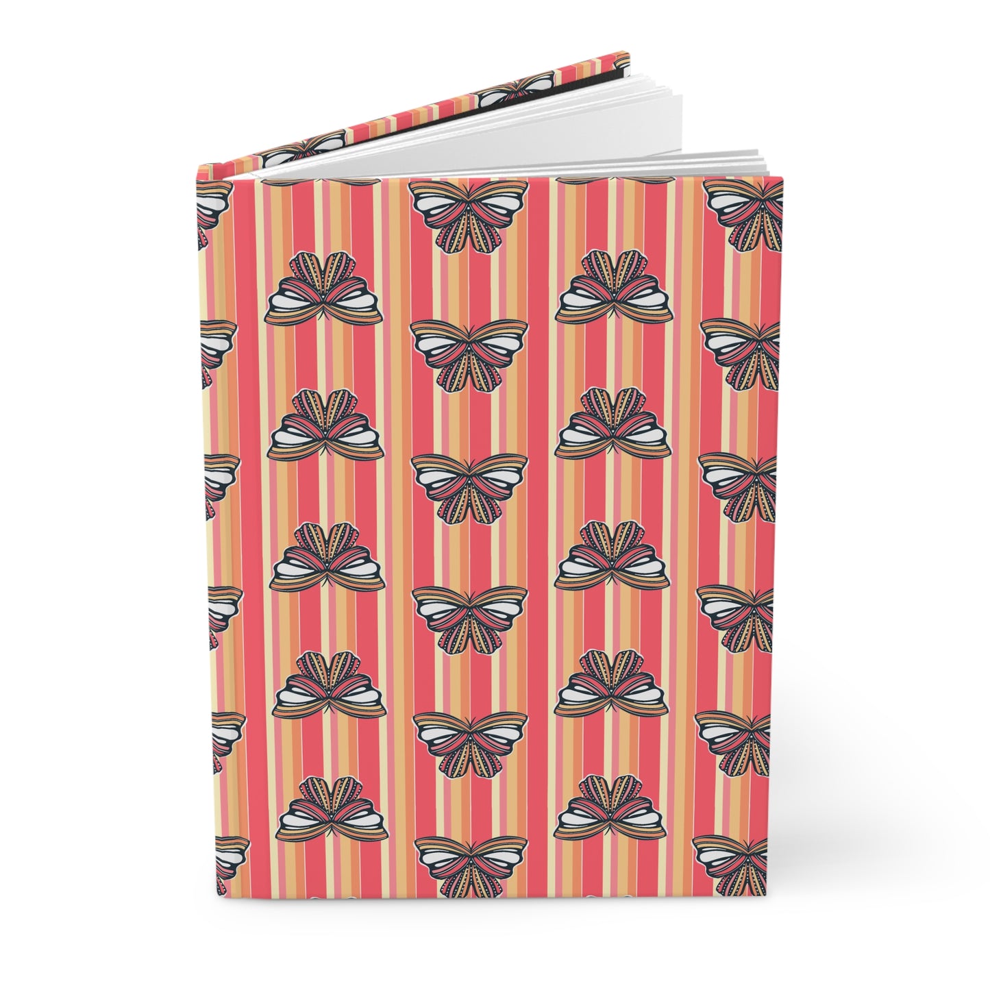 Retro Sunset Butterfly Journal | Colorful Butterfly Notebook | Whimsical Writing Journal | Everyday Notebook for Journaling & Planning