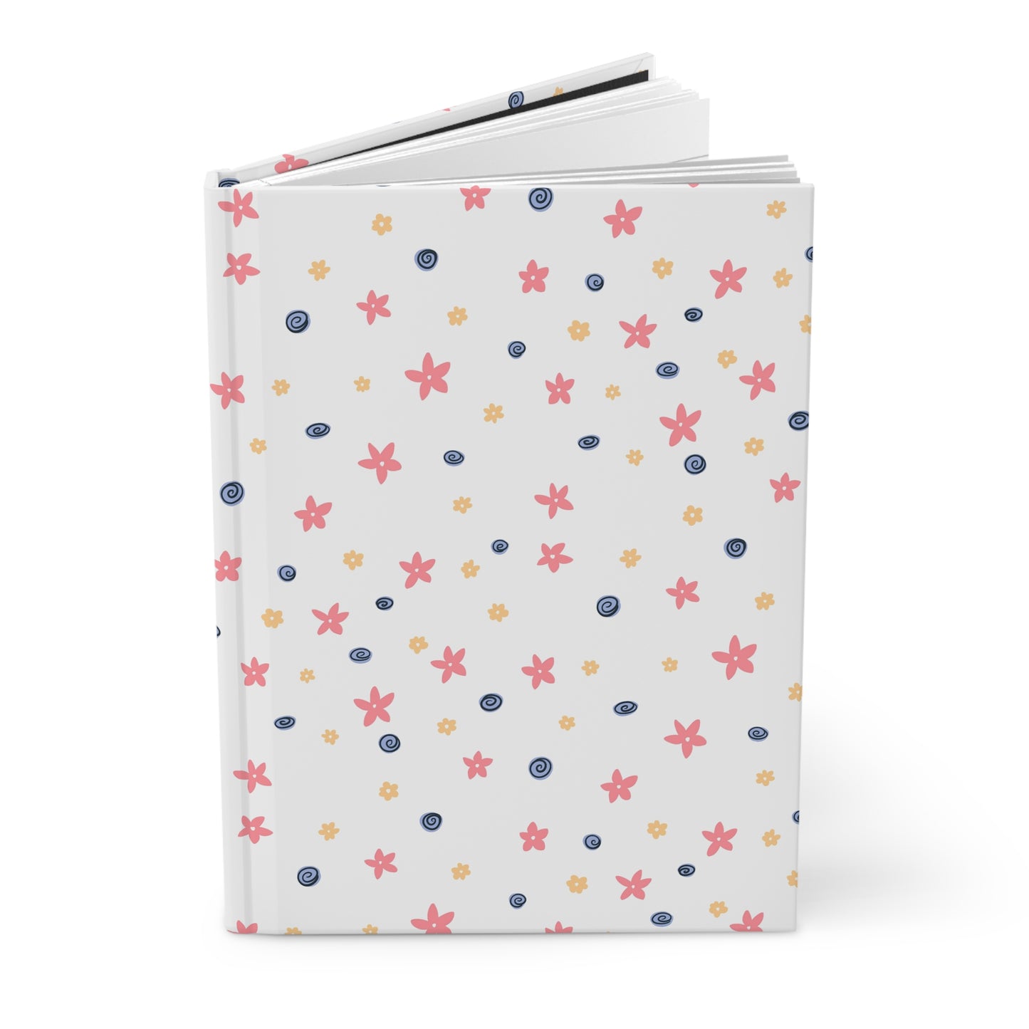 Scattered Blooms Journal – Purple Floral Notebook | Soft Aesthetic Flower Journal | Cozy Minimal Writing & Reflection Notebook