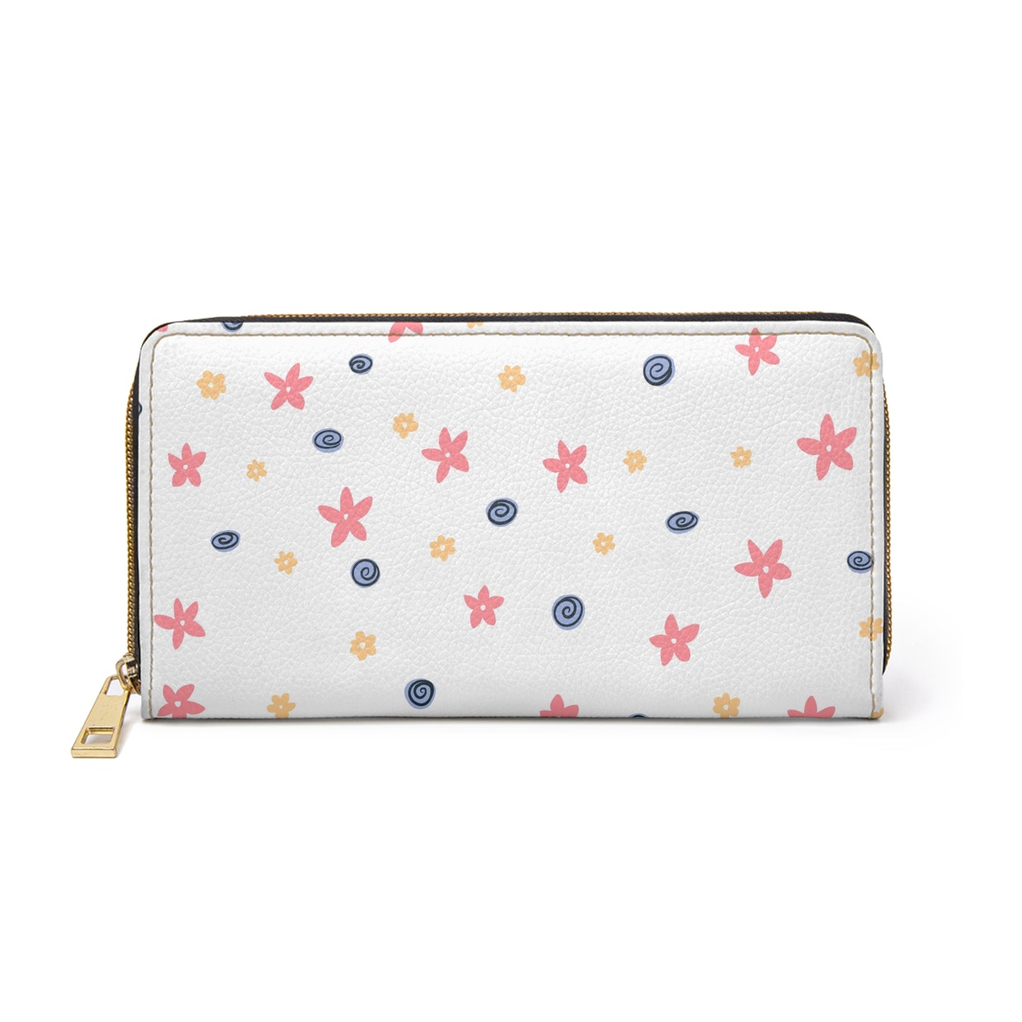 Drift & Daydream: Scattered Bloom Zipper Wallet