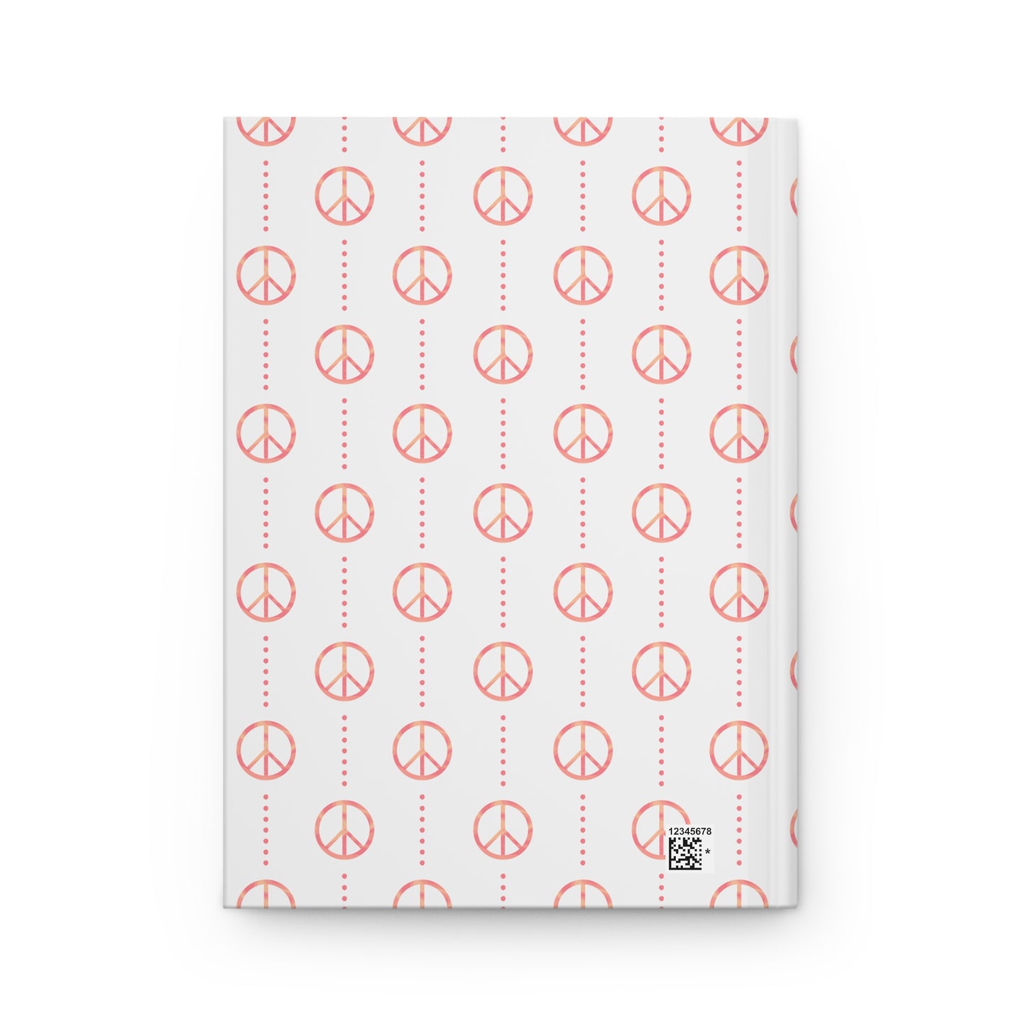Retro Sunset Peace Sign Journal | Retro Notebook | Colorful Writing Journal | Boho Notebook for Journaling & Planning