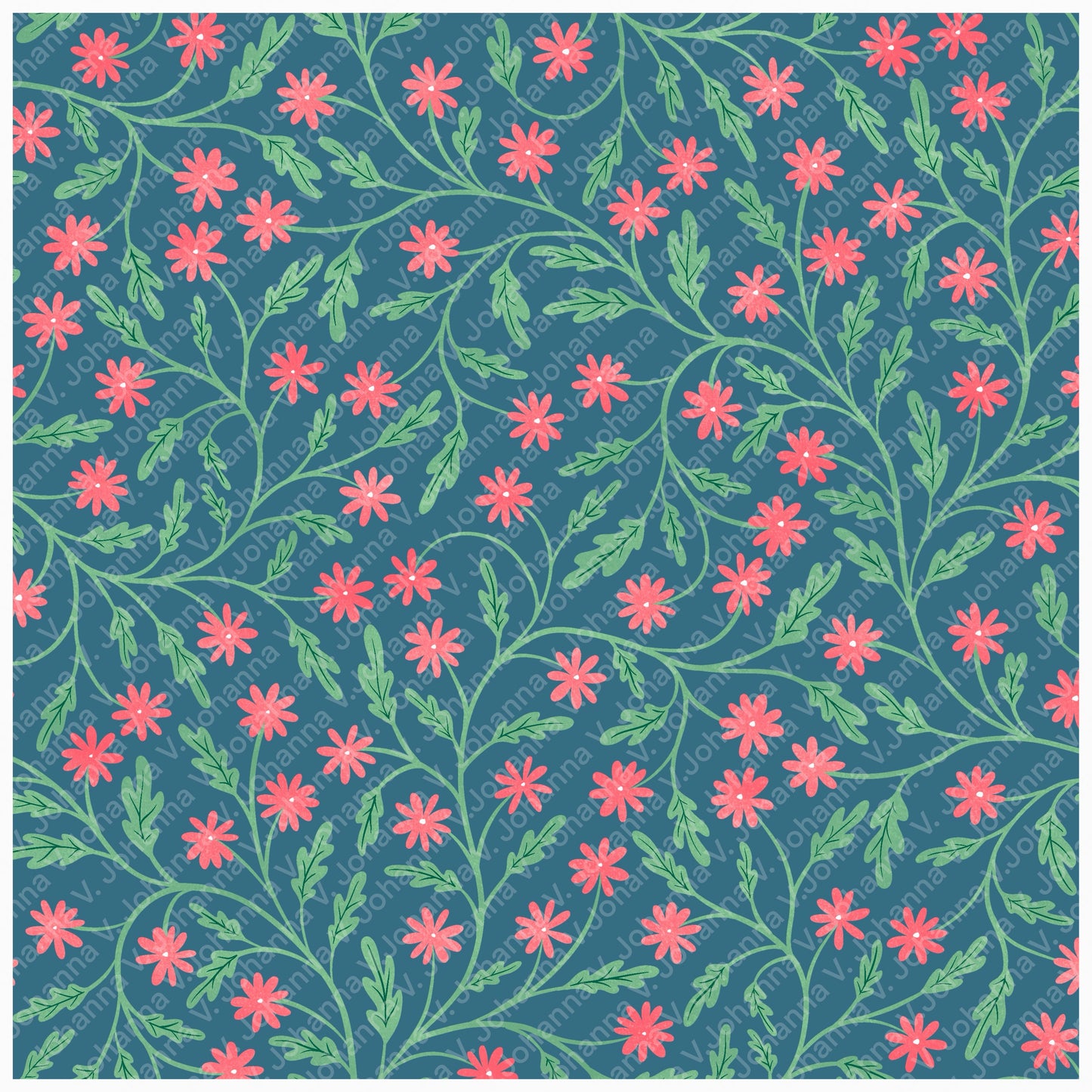 Spring Bunny Pattern Collection Green | Bunnies, Flowers & Carrots | Seamless Digital Paper PNG for Sublimation & POD