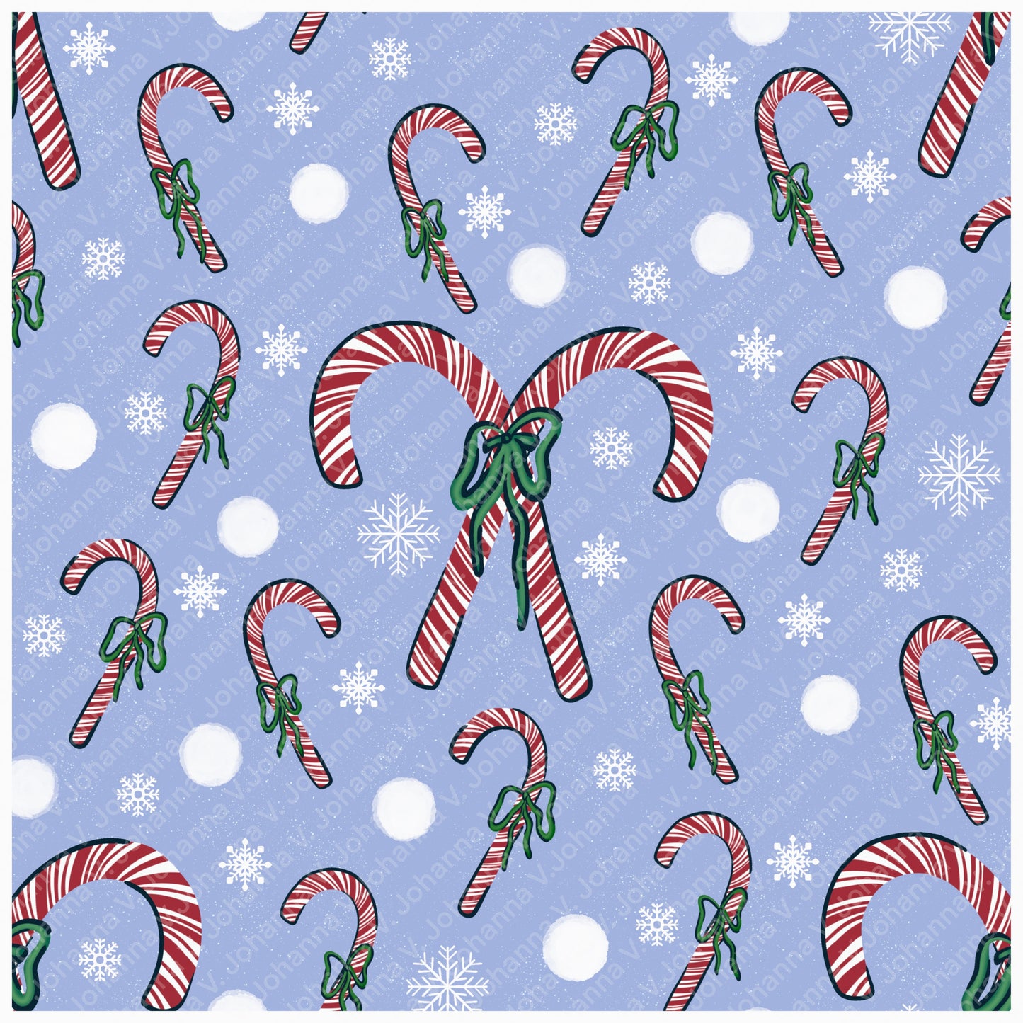 Christmas Basset Hound Seamless Pattern Bundle Purple | Ornaments, Lights, Gifts & Candy Canes | 12x12” PNGs | Digital Download | Commercial & Personal