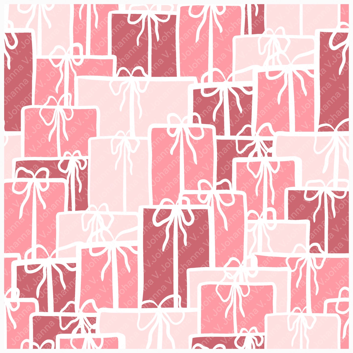 Christmas Basset Hound Seamless Pattern Bundle Green | Ornaments, Lights, Gifts & Candy Canes | 12x12” PNGs | Digital Download | Commercial & Personal