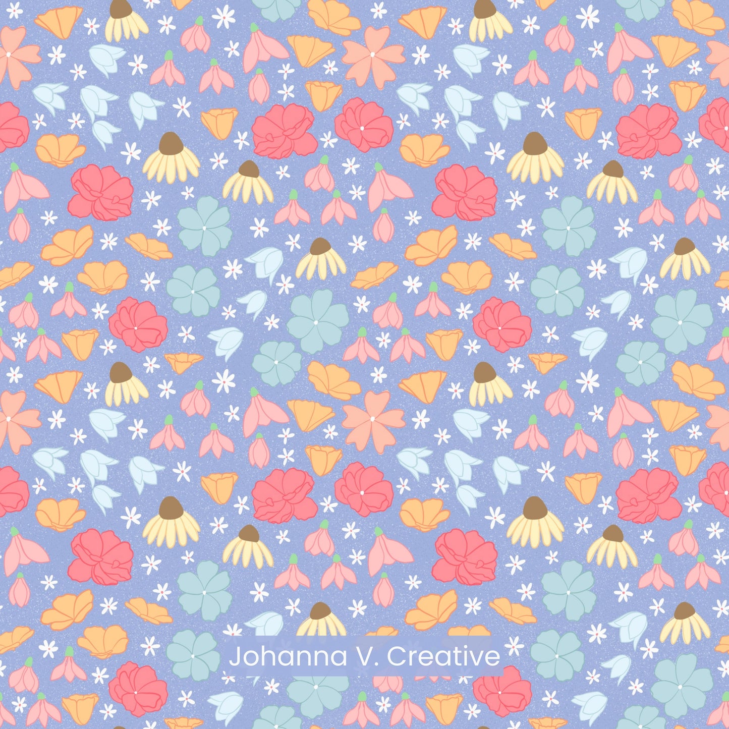 Floral Collage Wallpaper | Botanical Phone, Tablet & 4K Desktop Background | Aesthetic Flower Digital Download